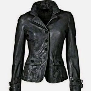 NWT PLUS SIZE Women Genuine Lambskin SOFT SLIMFIT LINED Jacket- PREMIUM QUALITY!